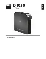 NAD D 1050 Owner'S Manual preview