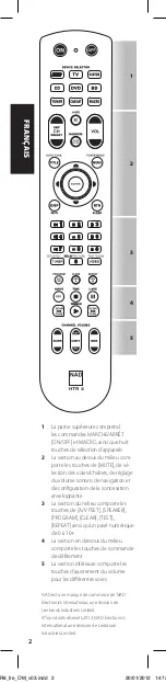 Preview for 14 page of NAD HTR 8 Owner'S Manual