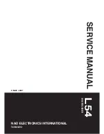 NAD L 54 Service Manual preview