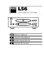 NAD L56 Owner'S Manual preview