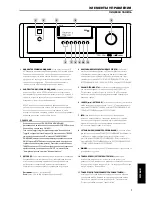 Предварительный просмотр 7 страницы NAD M15HD Owner'S Manual