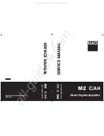 Предварительный просмотр 1 страницы NAD M2 C Service Manual