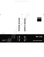 NAD M3 C/AH Service Manual предпросмотр