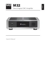 NAD M32 Owner'S Manual preview