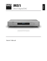 NAD M51 Owner'S Manual preview