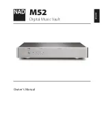 Preview for 1 page of NAD M52 Owner'S Manual