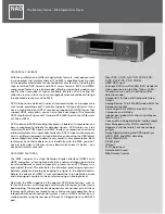 Preview for 1 page of NAD M55 Specifications