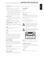 Preview for 3 page of NAD M56 Owner'S Manual