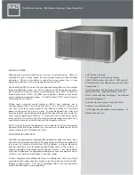 Preview for 1 page of NAD Masters Series M25 Datasheet