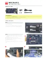 Preview for 1 page of NAD MDC BluOS2 Mounting Instructions