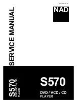 Предварительный просмотр 1 страницы NAD S 570 Service Manual