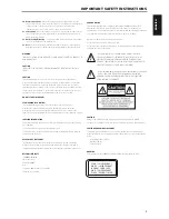 Preview for 3 page of NAD T 567 Owner'S Manual