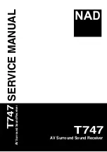 Предварительный просмотр 1 страницы NAD T 747 Service Manual