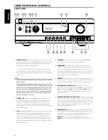 Preview for 8 page of NAD T175 HD Owner'S Manual