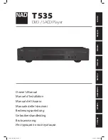 NAD T535 Owner'S Manual предпросмотр