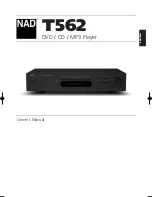 Preview for 1 page of NAD T562 Owner'S Manual