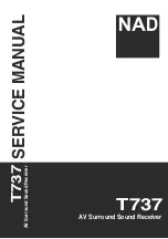 Предварительный просмотр 1 страницы NAD T737 Service Manual