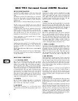 Preview for 6 page of NAD T750 Owner'S Manual