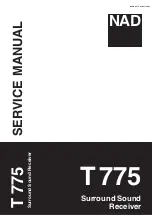 NAD T775 Service Manual preview