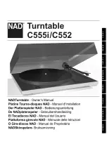 NAD TURNTABLE C 552 Manual preview