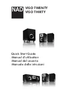 Preview for 1 page of NAD VISO TWENTY Quick Start Manual