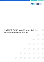 Предварительный просмотр 1 страницы NADDOD S4600 Series Installation Instructions Manual