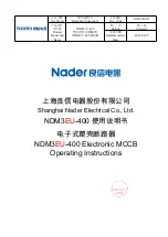 nader NDM3EU-400 Operating Instructions Manual предпросмотр