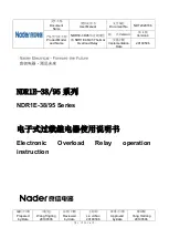 nader NDR1E-38 Series Operation Instruction Manual preview