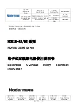 nader NDR1E-38 Series Operation Instruction Manual предпросмотр