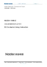 Предварительный просмотр 3 страницы nader NDZ3X-100B/Z Product Manual