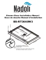 Nadoli BS-RT3660W3 Installation Manual предпросмотр