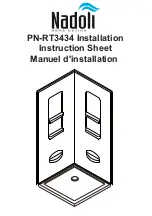 Nadoli PN-RT3434 Installation Instruction Sheet preview