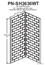 Preview for 1 page of Nadoli PN-SH3636WT Installation Manual