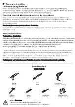 Preview for 2 page of Nadoli PN-SH3636WT Installation Manual