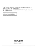 Предварительный просмотр 11 страницы Nady Audio 3WA-1700 Owner'S Manual