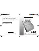 Nady Audio ADI-2 Owner'S Manual preview