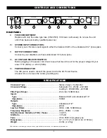 Preview for 5 page of Nady Audio CX-22SW Owner'S Manual