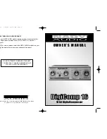 Preview for 1 page of Nady Audio dig comp 16 Owner'S Manual