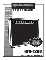 Preview for 1 page of Nady Audio GTA-1260 Owner'S Manual