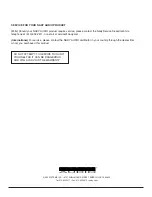 Preview for 8 page of Nady Audio GTA-1260 Owner'S Manual