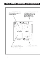 Предварительный просмотр 8 страницы Nady Audio MaxTower PAS-250 Owner'S Manual