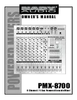 Nady Audio PMX-8700 Owner'S Manual предпросмотр