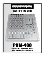 Nady Audio PRM-400 Owner'S Manual preview