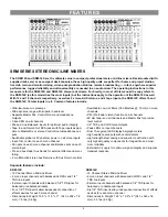 Preview for 4 page of Nady Audio SRM SERIES Owner'S Manual