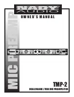 Nady Audio TMP-2 Owner'S Manual preview