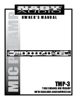 Предварительный просмотр 1 страницы Nady Audio TMP-3 Owner'S Manual