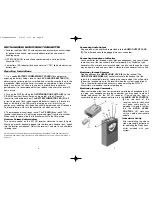 Preview for 4 page of Nady Systems 351 VR Operating Instructions