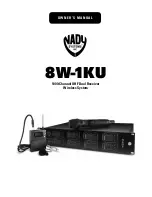 Preview for 1 page of Nady Systems 8W-1KU Owner'S Manual