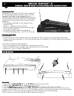 Nady Systems AMERICAN STARPOWER X2 Operating Instructions preview