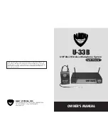 Nady Systems DigiTRU Diversity UB-33B Owner'S Manual preview